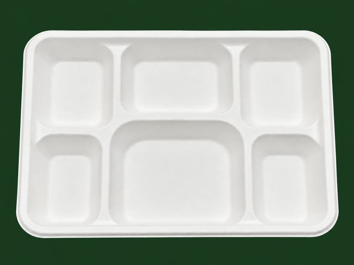 6 Compartment Meal Tray